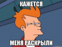 кажется меня раскрыли