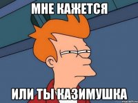 мне кажется или ты Казимушка