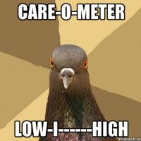 Care-o-meter Low-I------High