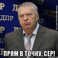  Прям в точку, Сер!