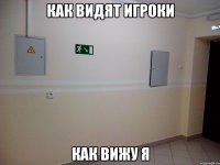 как видят игроки как вижу я