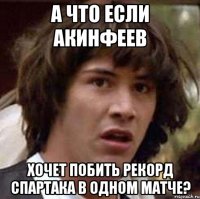 А что если Акинфеев хочет побить рекорд Спартака в одном матче?