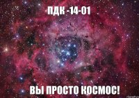 ПДК -14-01 Вы просто космос!