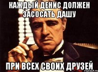 Каждый Денис должен засосать Дашу при всех своих друзей