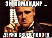 эй, командир ... держи свое слово !!!