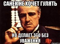 Санек не хочет гулять Но делает это без уважения