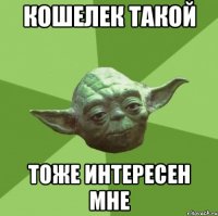 Кошелек такой тоже интересен мне