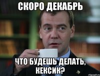 Скоро декабрь Что будешь делать, Кексик?