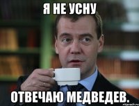 Я не усну Отвечаю Медведев.