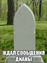  ждал сообщения Дианы