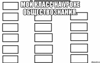 Мой класс на уроке обществознания. 