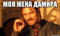 моя жена дамира 