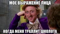 Мое выражение лица Когда меня траллит школота