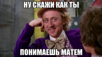 ну скажи как ты понимаешь матем