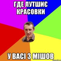 где лутшиє красовки у Васі з Мішов