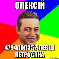 Олексій 4794000352 левел петросяна