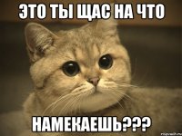 это ты щас на что намекаешь???