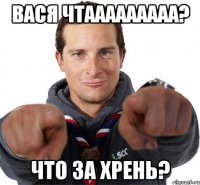 ВАСЯ ЧТААААААААА? ЧТО ЗА ХРЕНЬ?