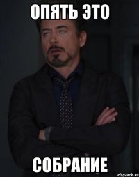 Опять это собрание