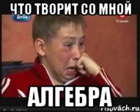 что творит со мной алгебра