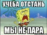 учеба отстань мы не пара