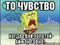 То чувство Когда твой золотой айфон говно!