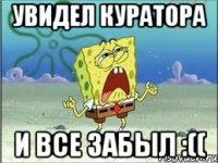 увидел куратора И все забыл :((