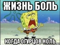 Жизнь боль Когда огурцов ноль