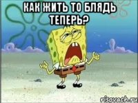 как жить то блядь теперь? 