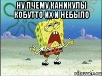 ну пчему каникулы кобутто их и небыло 