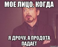 МОЕ ЛИЦО, КОГДА Я ДРОЧУ, А ПРОДОТА ПАДАЕТ