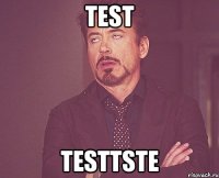 test testtste