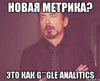 Новая Метрика? это как G**gle Analitics