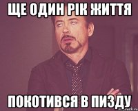 ЩЕ ОДИН РІК ЖИТТЯ ПОКОТИВСЯ В ПИЗДУ
