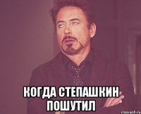  Когда Степашкин пошутил