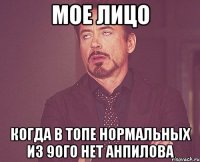 МОЕ ЛИЦО КОГДА В ТОПЕ НОРМАЛЬНЫХ ИЗ 9ОГО НЕТ АНПИЛОВА