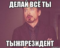 Делай всё ты тыжпрезидент