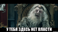  У тебя здесь нет власти