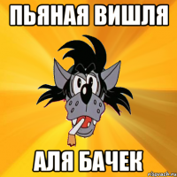 Пьяная вишля аля бачек