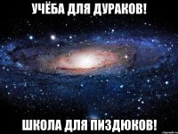 Учёба для дураков! Школа для пиздюков!