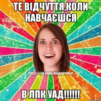 Те відчуття,коли навчаєшся в ЛПК УАД!!!!!!