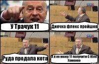 У Трачук 11 Диячка флекс пройшов Руда продала кота А я не можу 11 получити С Юля Хоменко