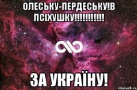 ОЛЕСЬКУ-ПЕРДЕСЬКУ!В ПСІХУШКУ!!!!!!!!!!! ЗА УКРАЇНУ!