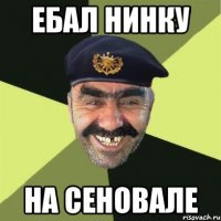 ебал Нинку на сеновале