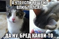 А что если я еще не влюблялся?! . Да ну, бред какой-то...