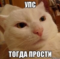 Упс Тогда прости