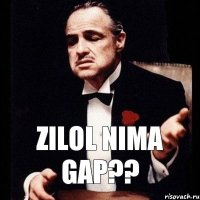 Zilol nima gap??