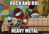 Rock and rol Heavy metal