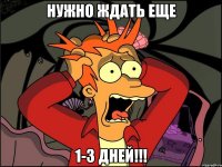 НУЖНО ЖДАТЬ ЕЩЕ 1-3 ДНЕЙ!!!