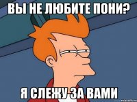 Вы Не Любите Пони? Я Слежу за Вами